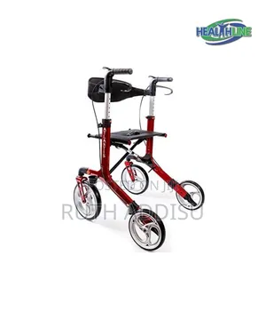 Walker Rollator "Atlantis" With 25cm Wheels Fold Up Removable Walker