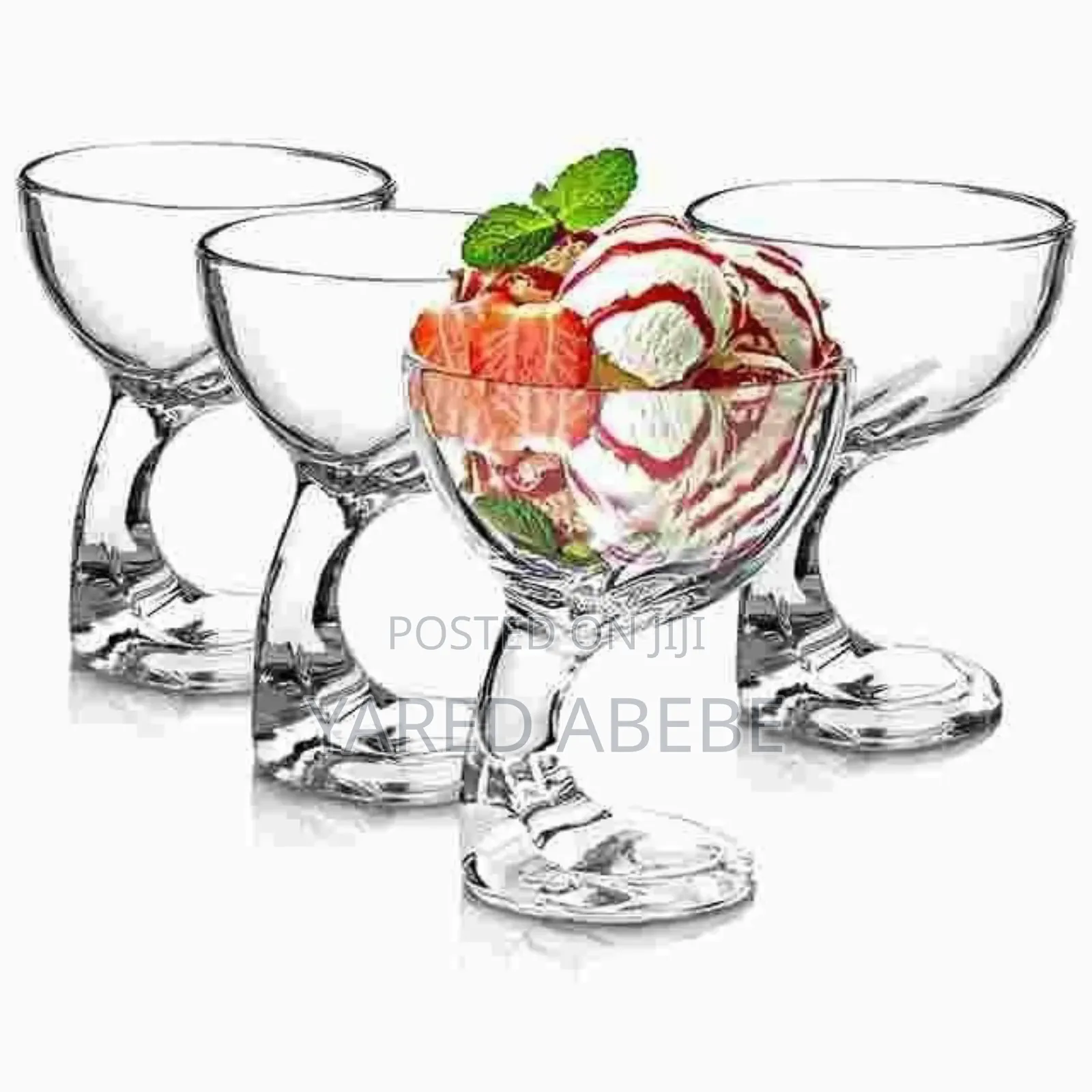 Ice Cream And Fruit Cup