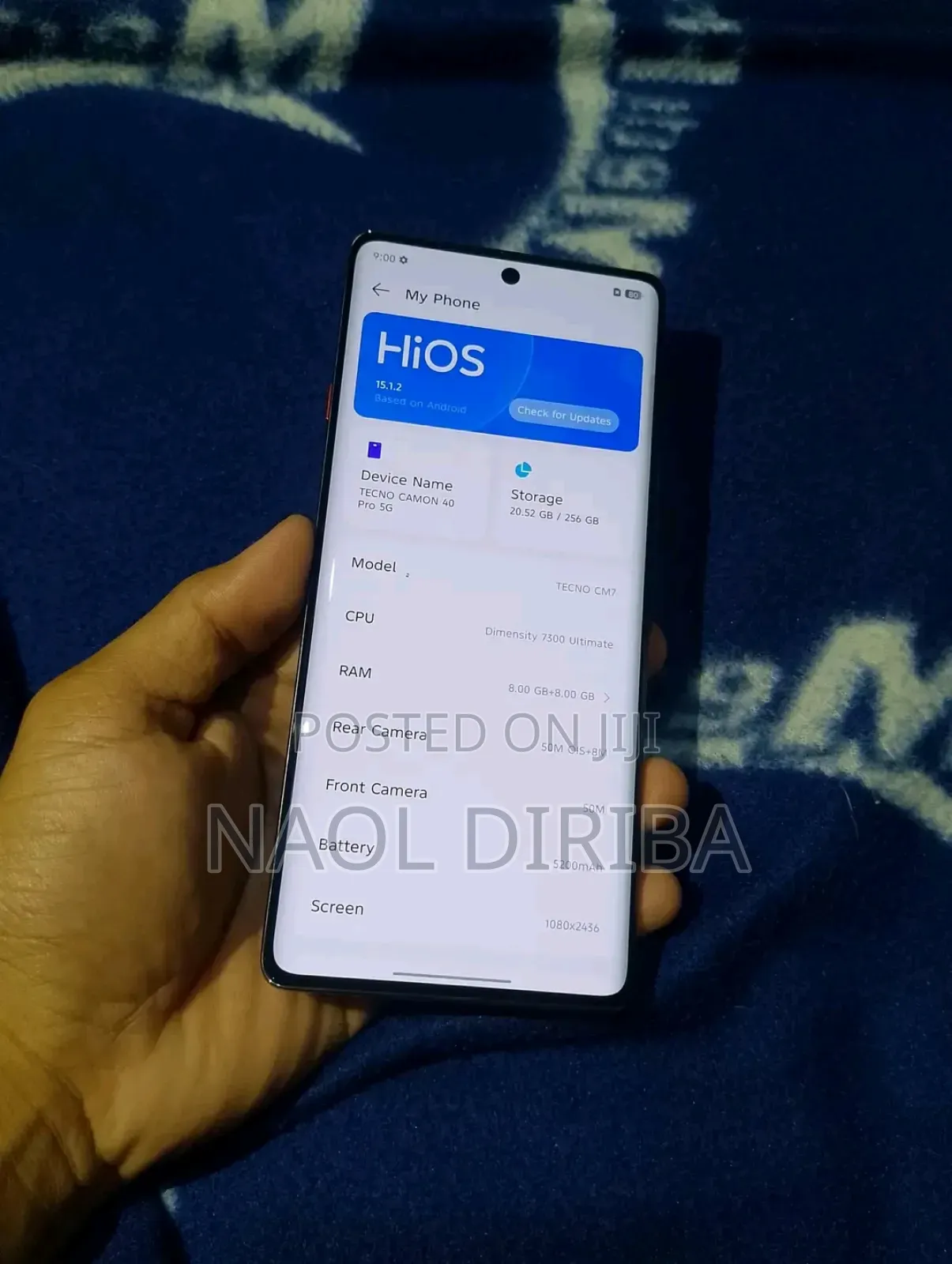 Tecno Camon 40 Pro 256 GB Gray