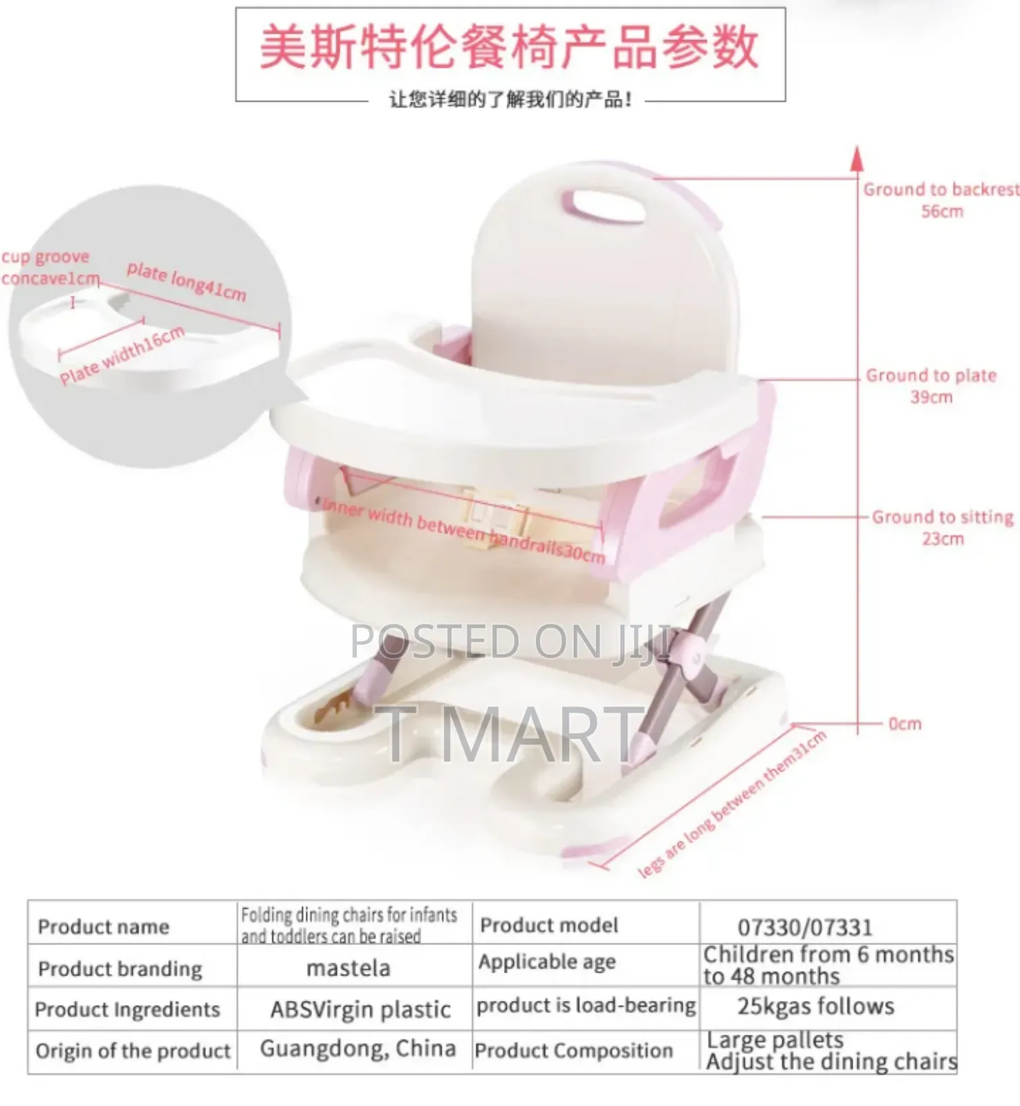 Mastela Booster to Toddler Seat