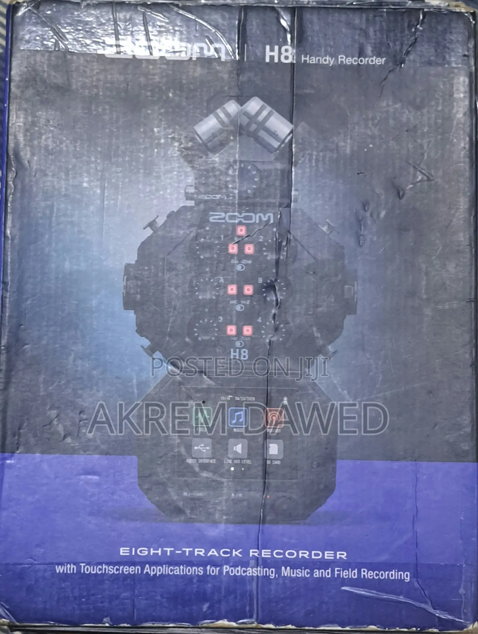 Adis Ababa Zoomer H8 8-Input / 12-Track Portable Handy Recorder