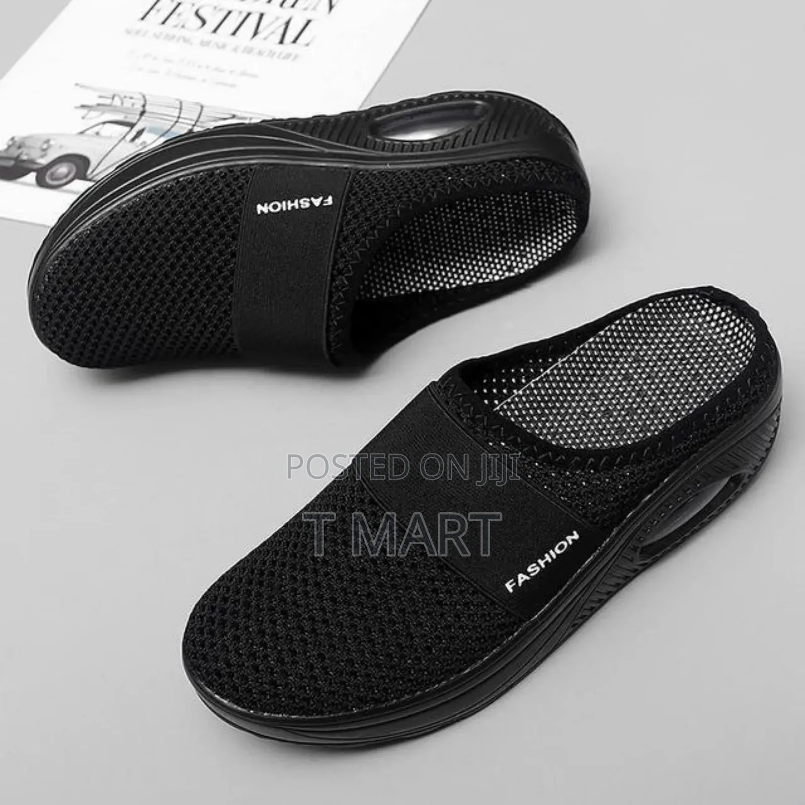 Air Cushion Slip-on Walking Shoes