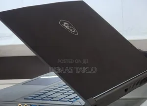New Laptop MSI GF63 16GB Nvidia SSD 512GB