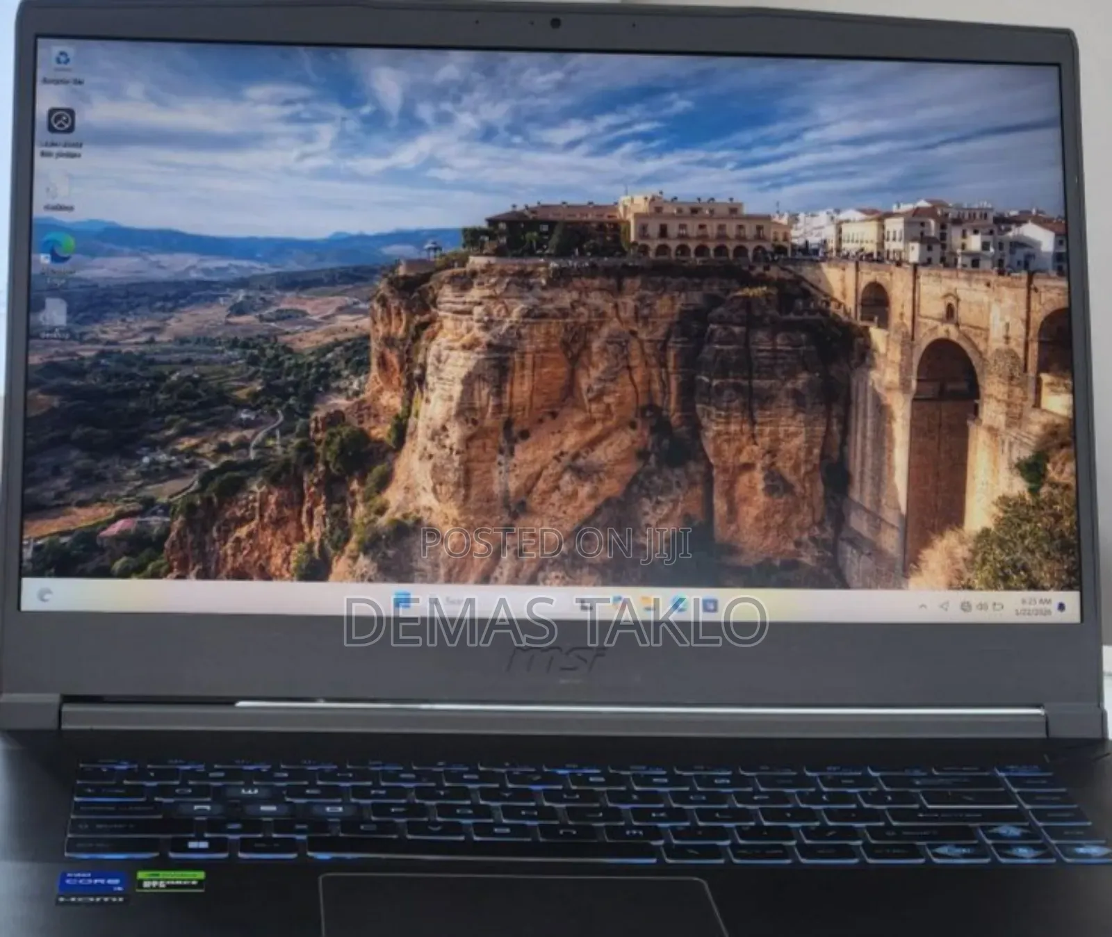 New Laptop MSI GF63 16GB Nvidia SSD 512GB