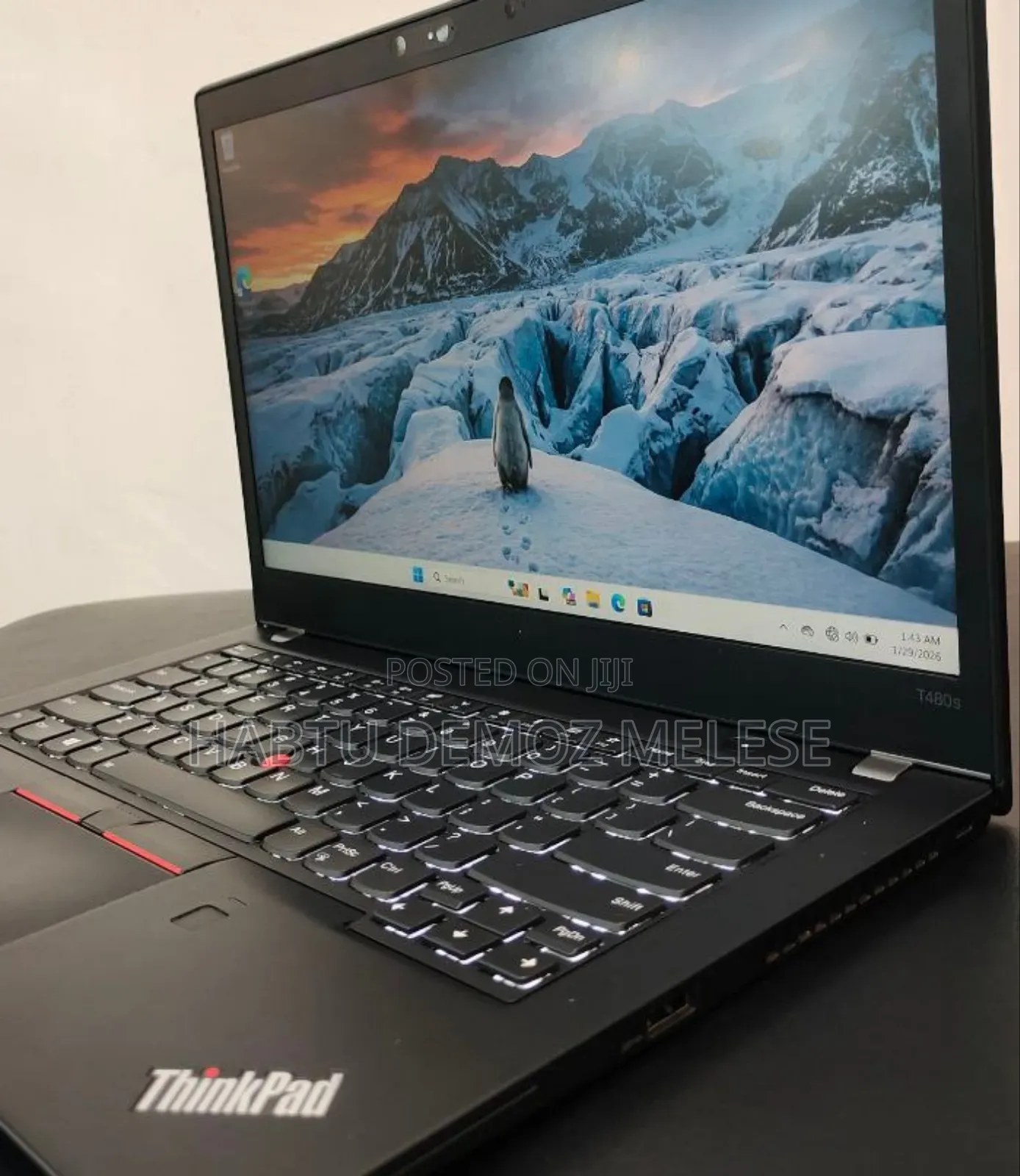New Laptop Lenovo ThinkPad T480s 8GB Intel Core I5 SSD 512GB