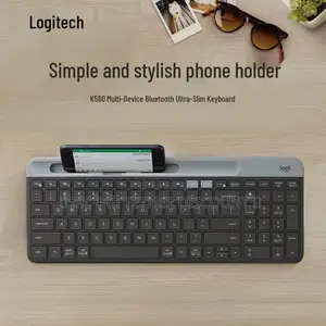 Original Logitech Slim Multi-Device Wireless Keyboard, Blackused