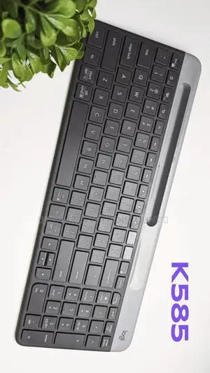 Original Logitech Slim Multi-Device Wireless Keyboard, Blackused