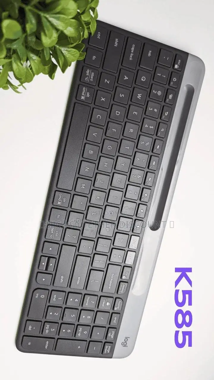 Original Logitech Slim Multi-Device Wireless Keyboard, Blackused