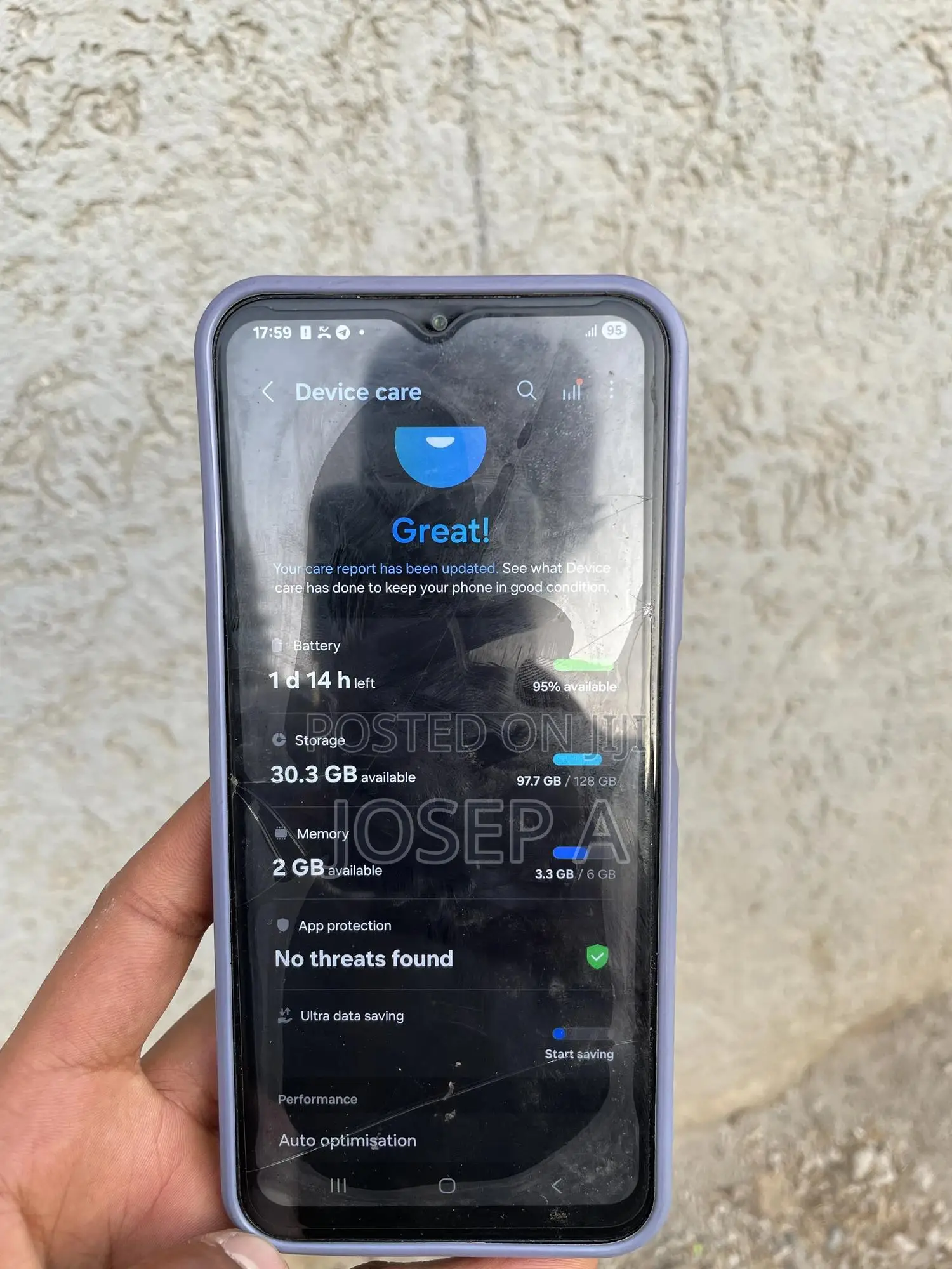 Samsung Galaxy M14 128 GB White