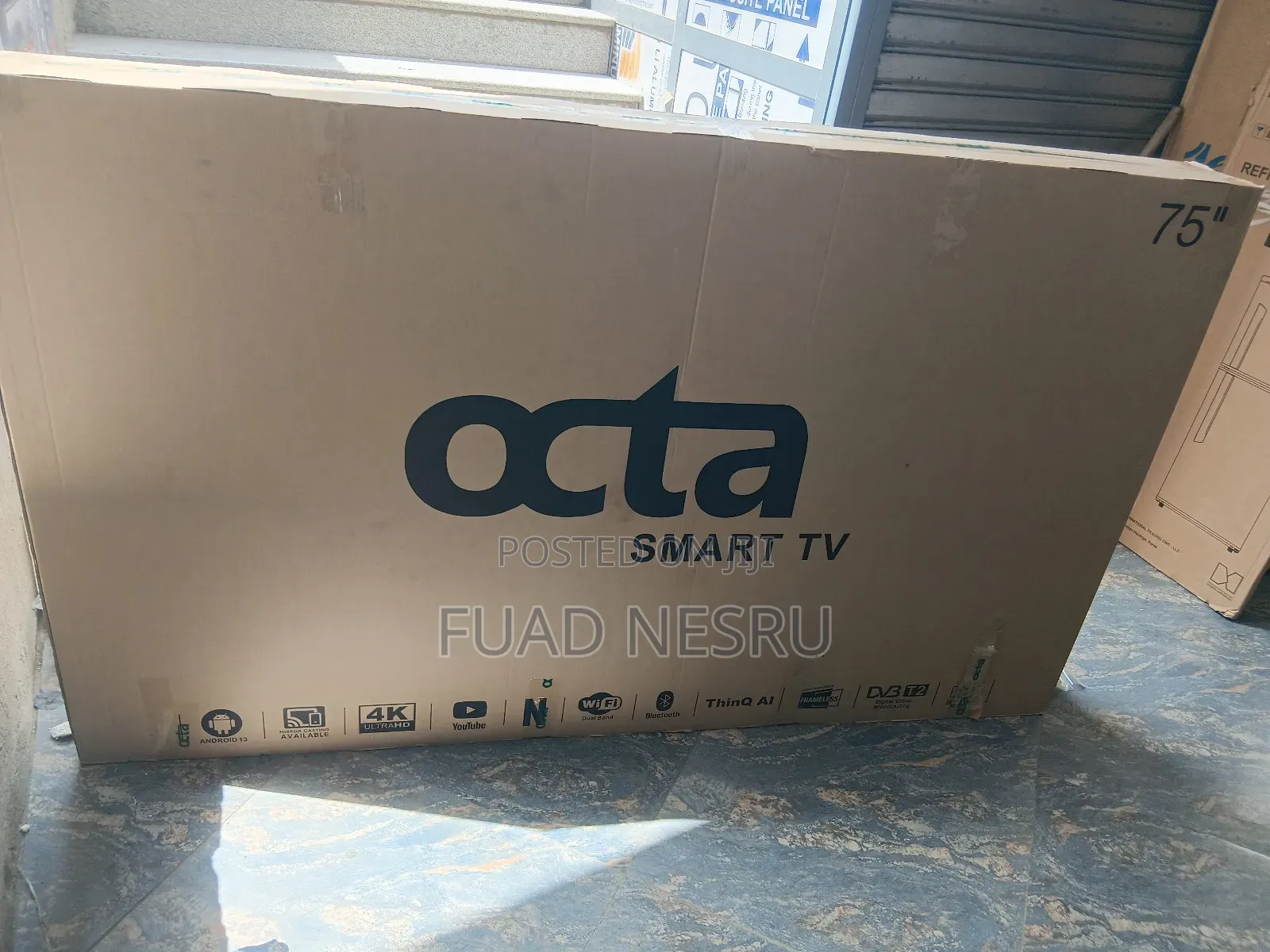 Octa Tv 75 Inch Doubl Glass
