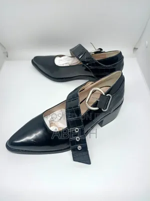 Japanese Moussy Black Leather Heels