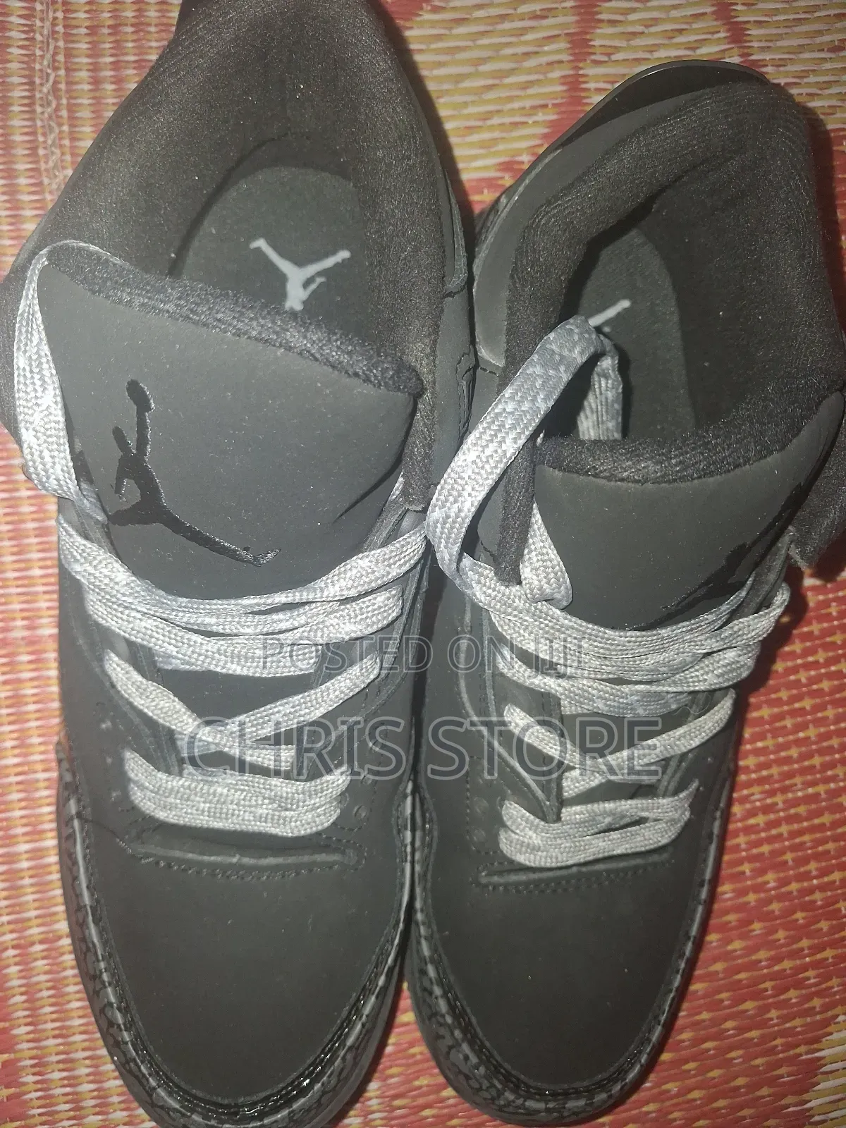 Jordan 3 Retro "Black Cat" Sneakers.