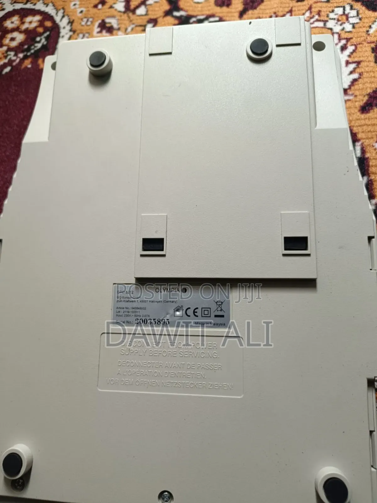 Used Olympia CPD 5212 Desktop Printing Calculator