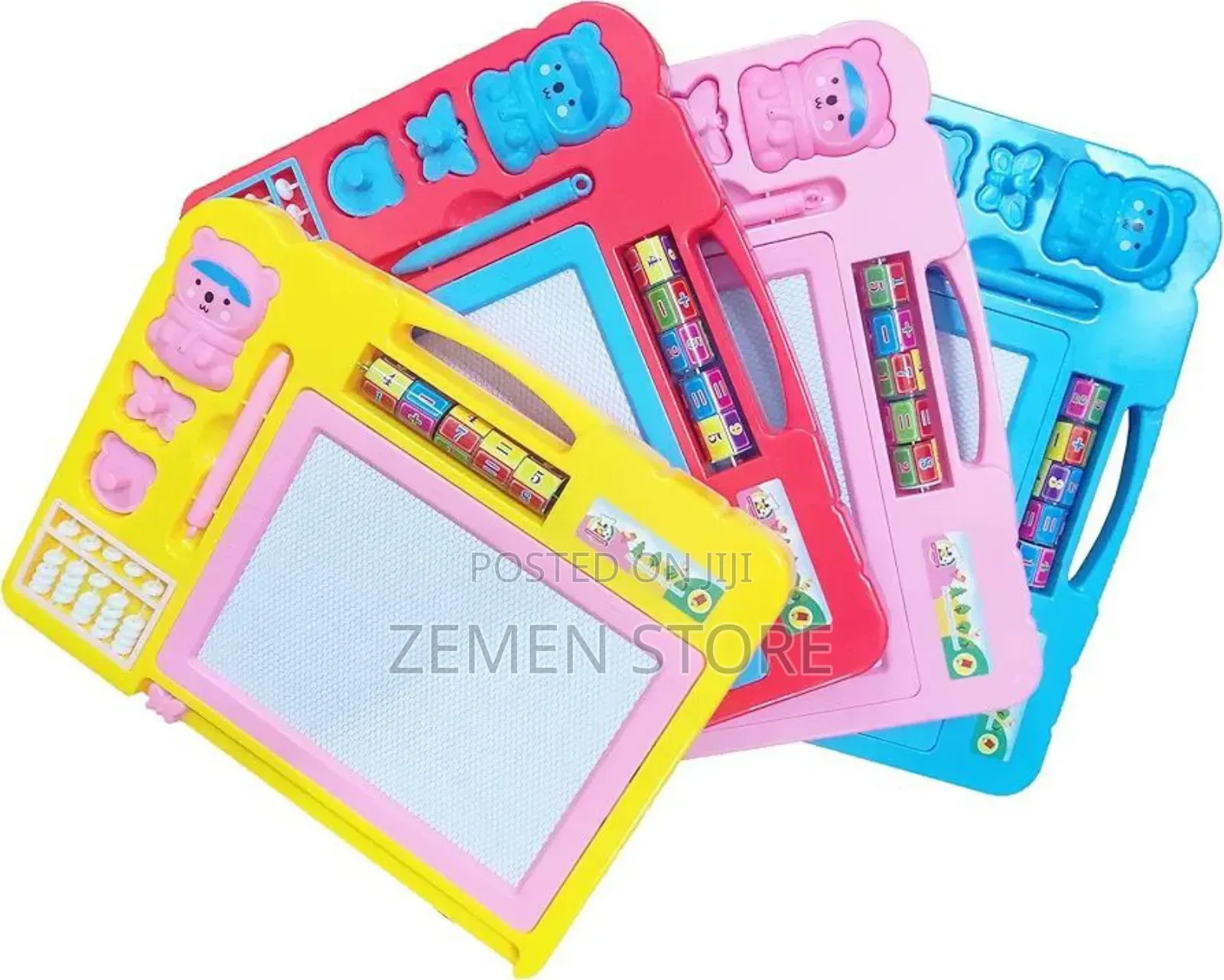 2-in-1 Kids Drawing Math Board - የህፃናት መማሪያና መሳያ ሰሌዳ