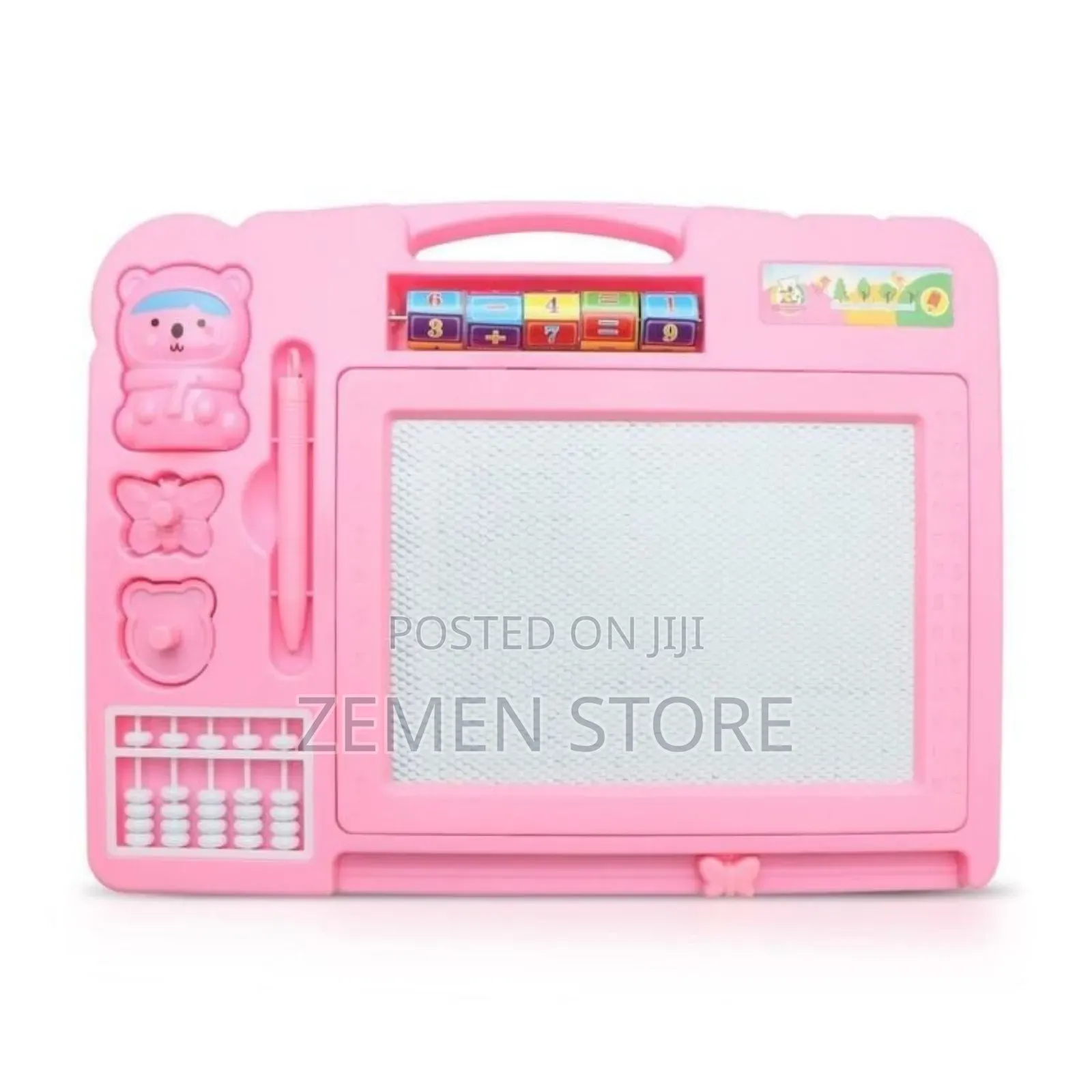 2-in-1 Kids Drawing Math Board - የህፃናት መማሪያና መሳያ ሰሌዳ