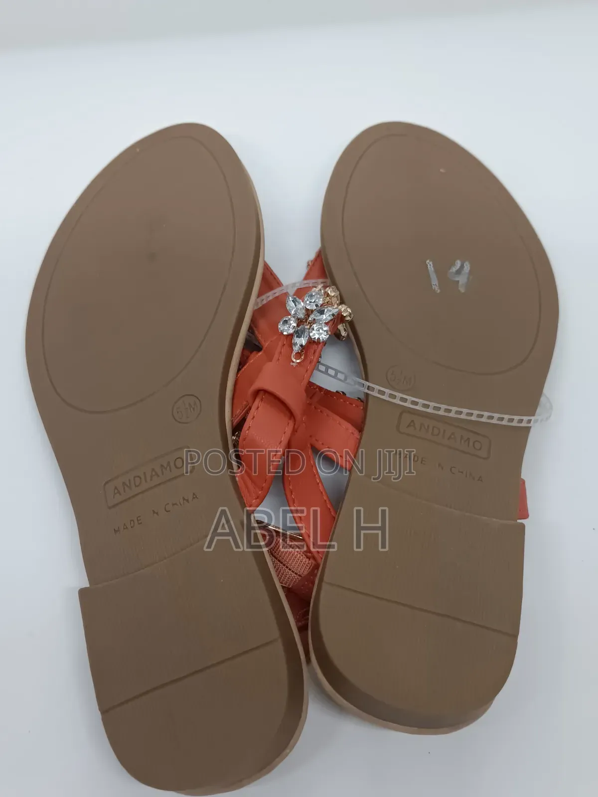 Original Andiamo Orange Woman's Sandals