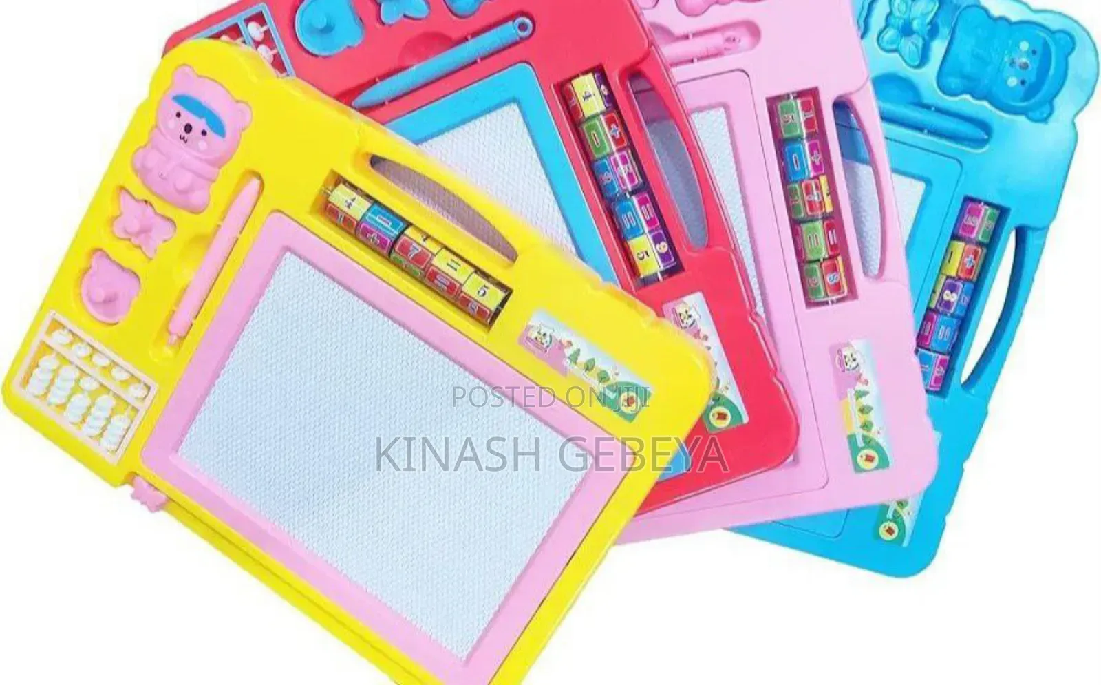 Kids Magnetic Drawing Board With Numbers Abacus