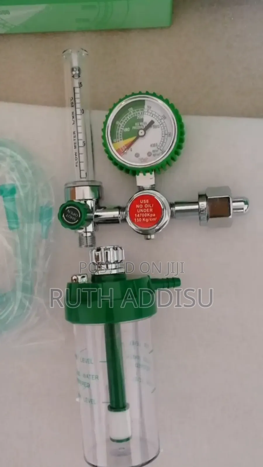 Oxygen Regulator Brand New Packed የታሸገ ሲልንደር የቻይና ጥርስ እና የህክምና ጥርስም አለ