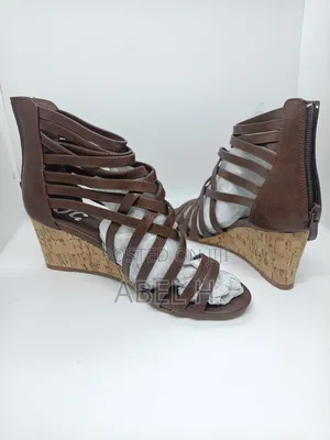 Journee Collection Woman's Wedge Heeled Sandal's Heels