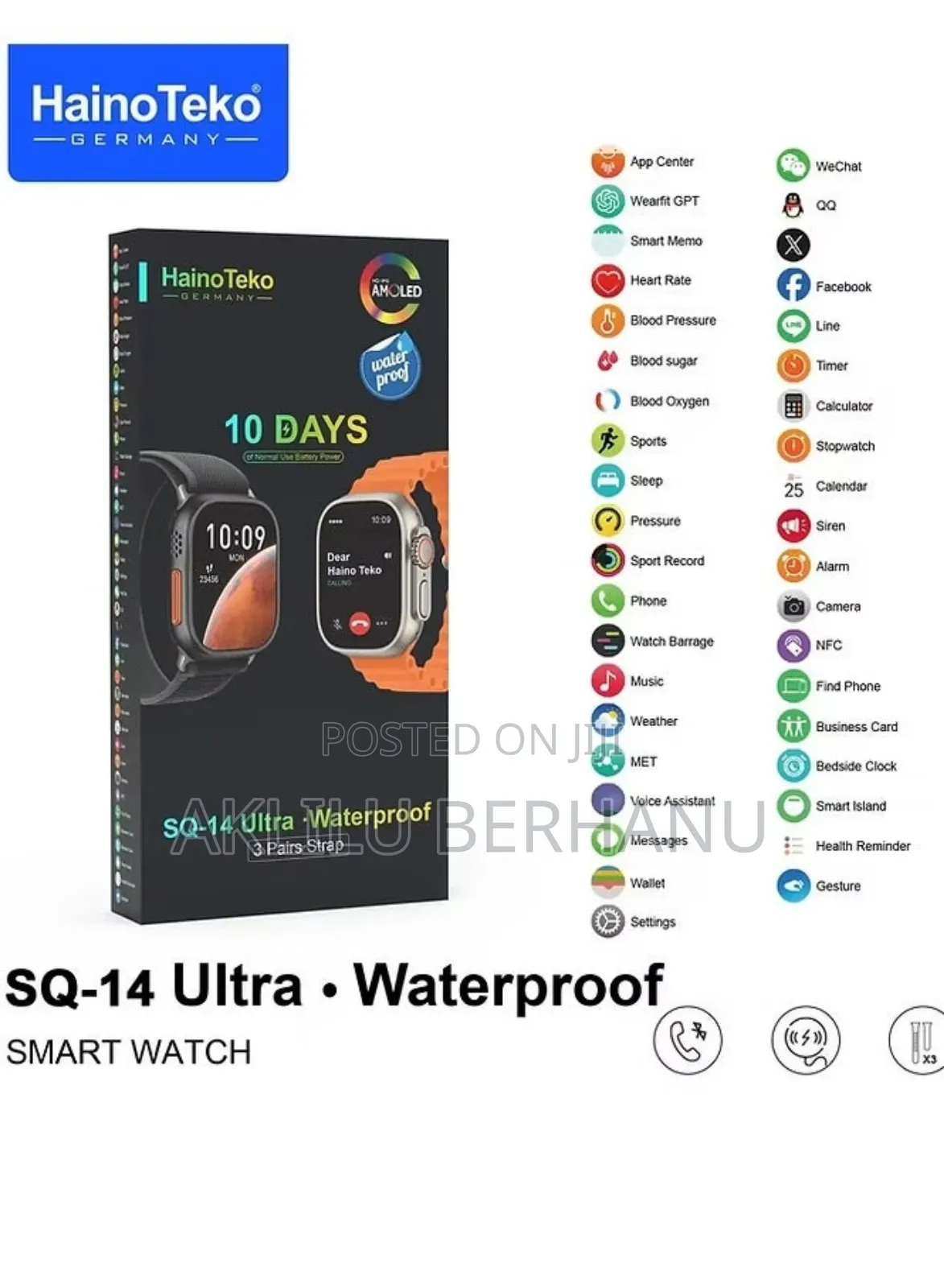 Haino Teko Sq-14 Ultra •Waterproof