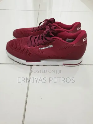 Burgundy Reebok Sneakers