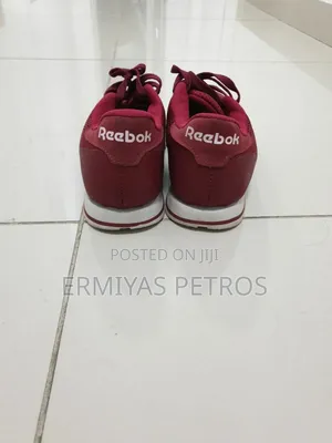 Burgundy Reebok Sneakers