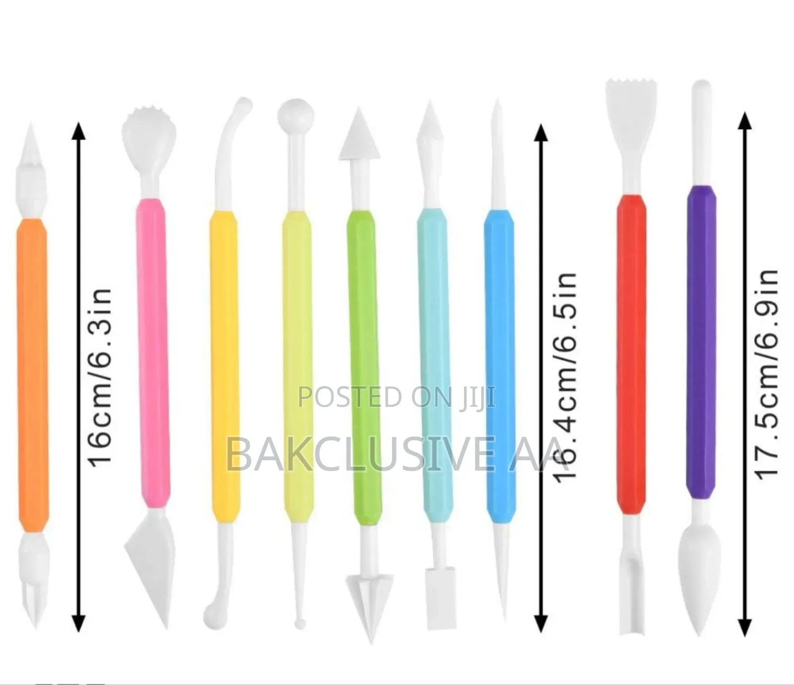 9pcs Fondent Tools Set for Cake Decoration