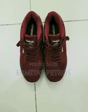Burgundy Reebok Sneakers