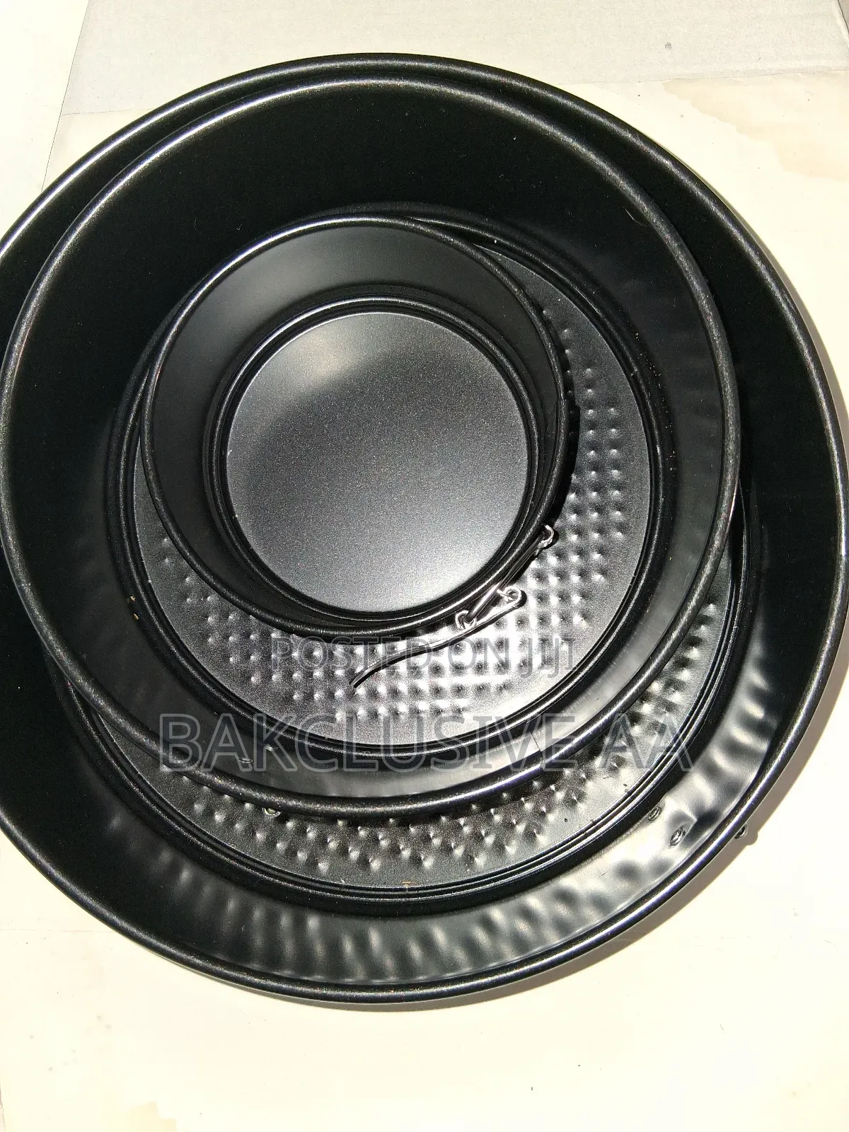 3pcs Non-Stick Cake Baking Mould.