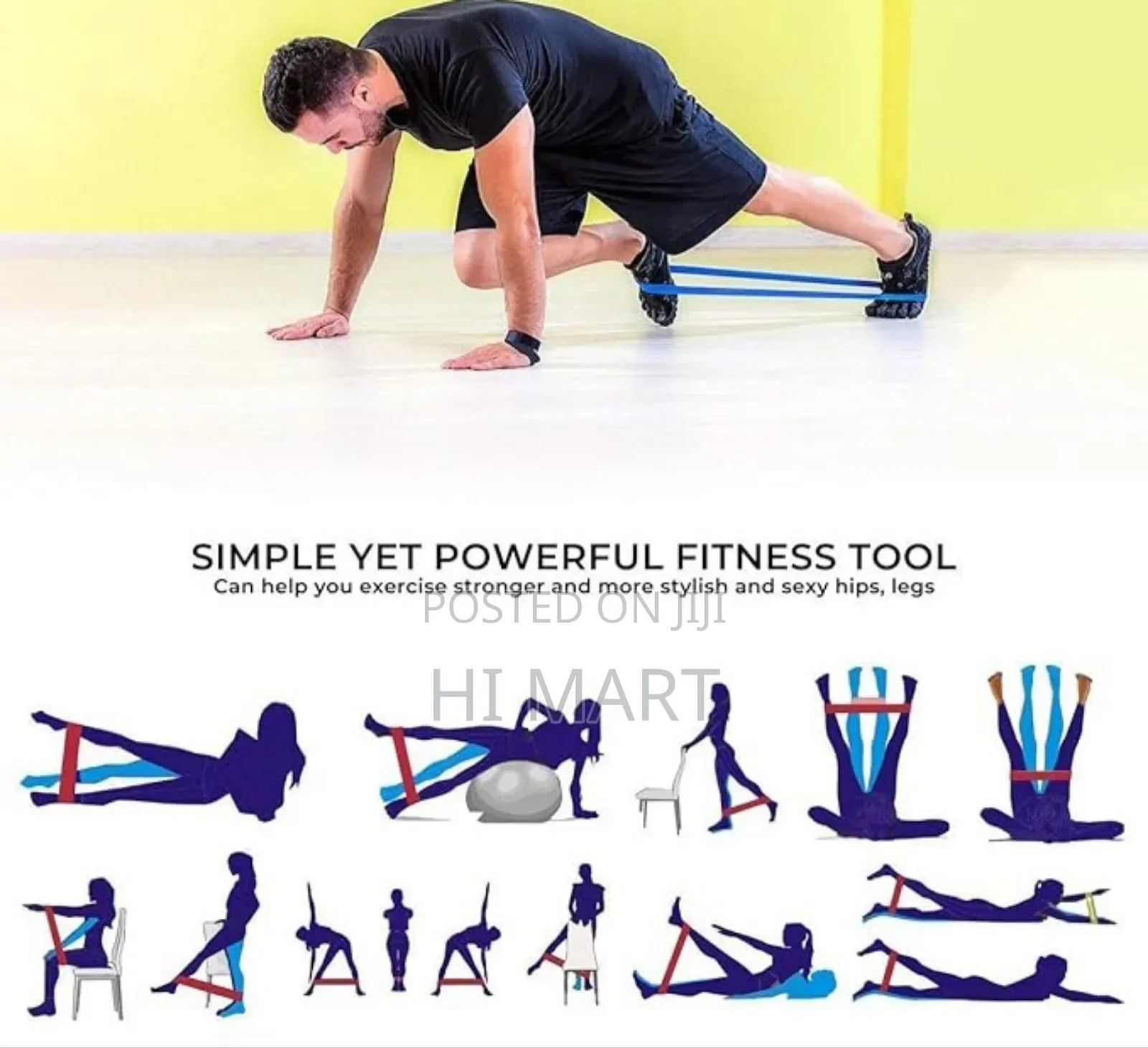 High Quality 5in1 Power Resistance Belt