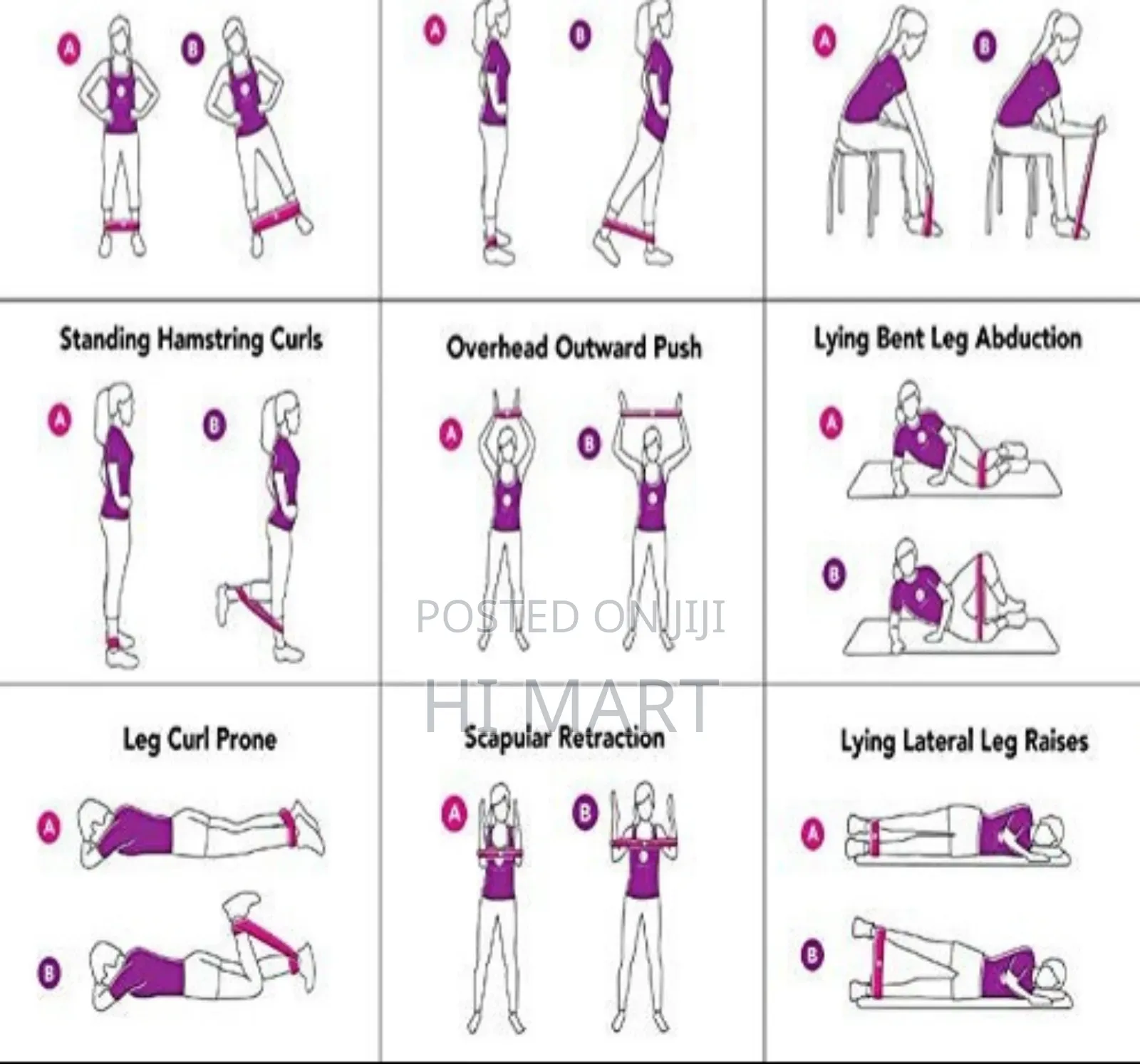 High Quality 5in1 Power Resistance Belt