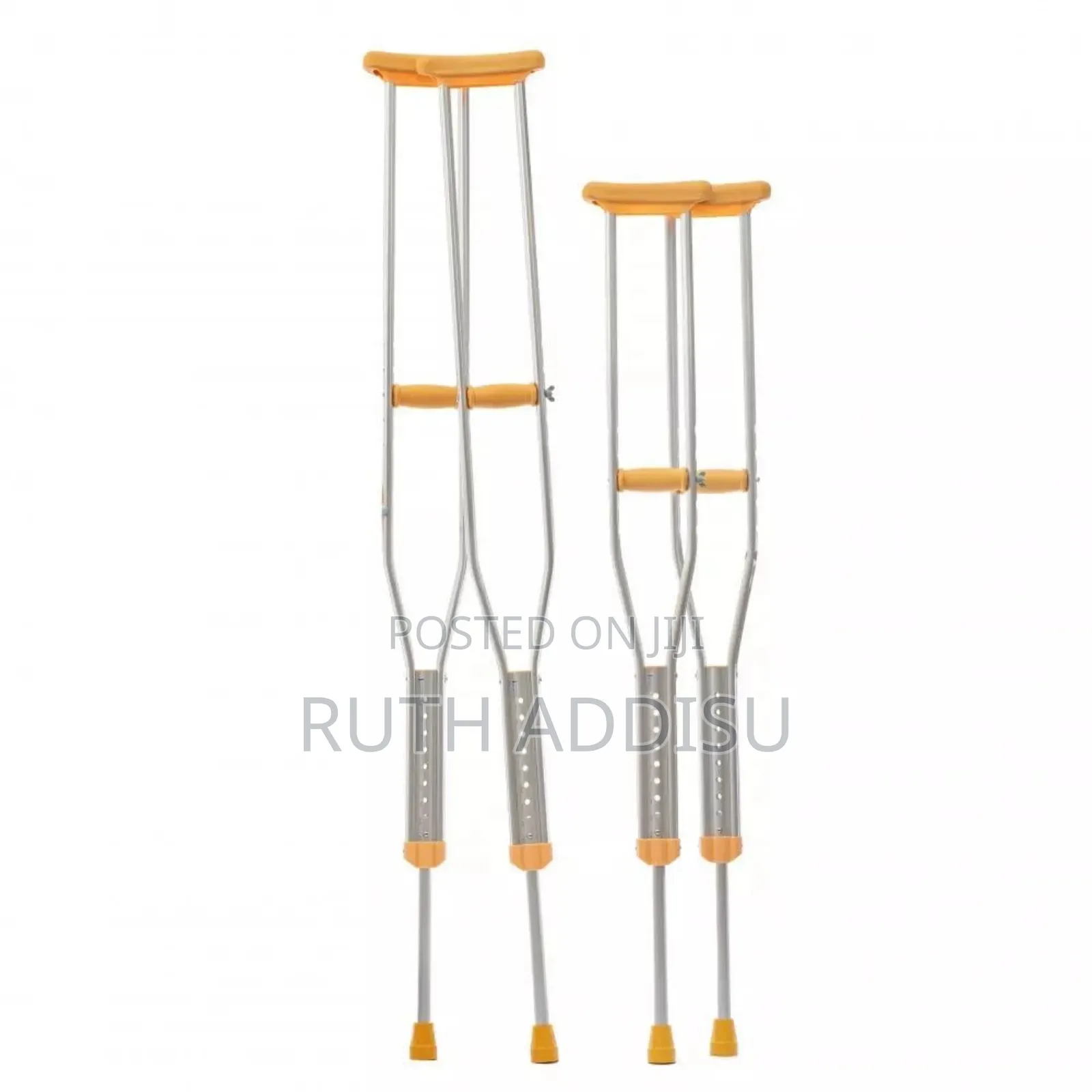 Smik Underarm Crutches - Pair (100kg) 2sizes - Carequip Axillary