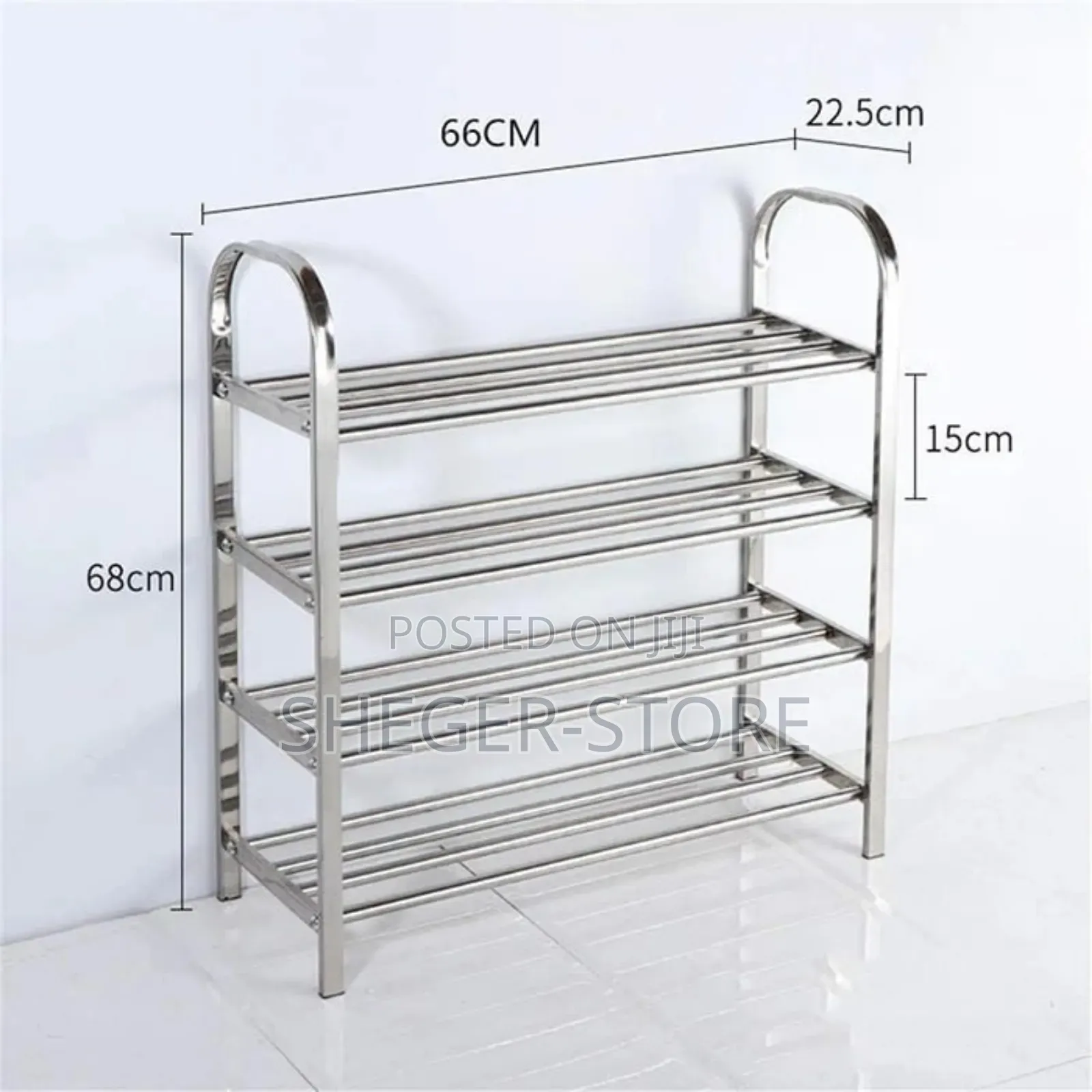 High Quality 4 Layer Durable Steel Shoe Rack