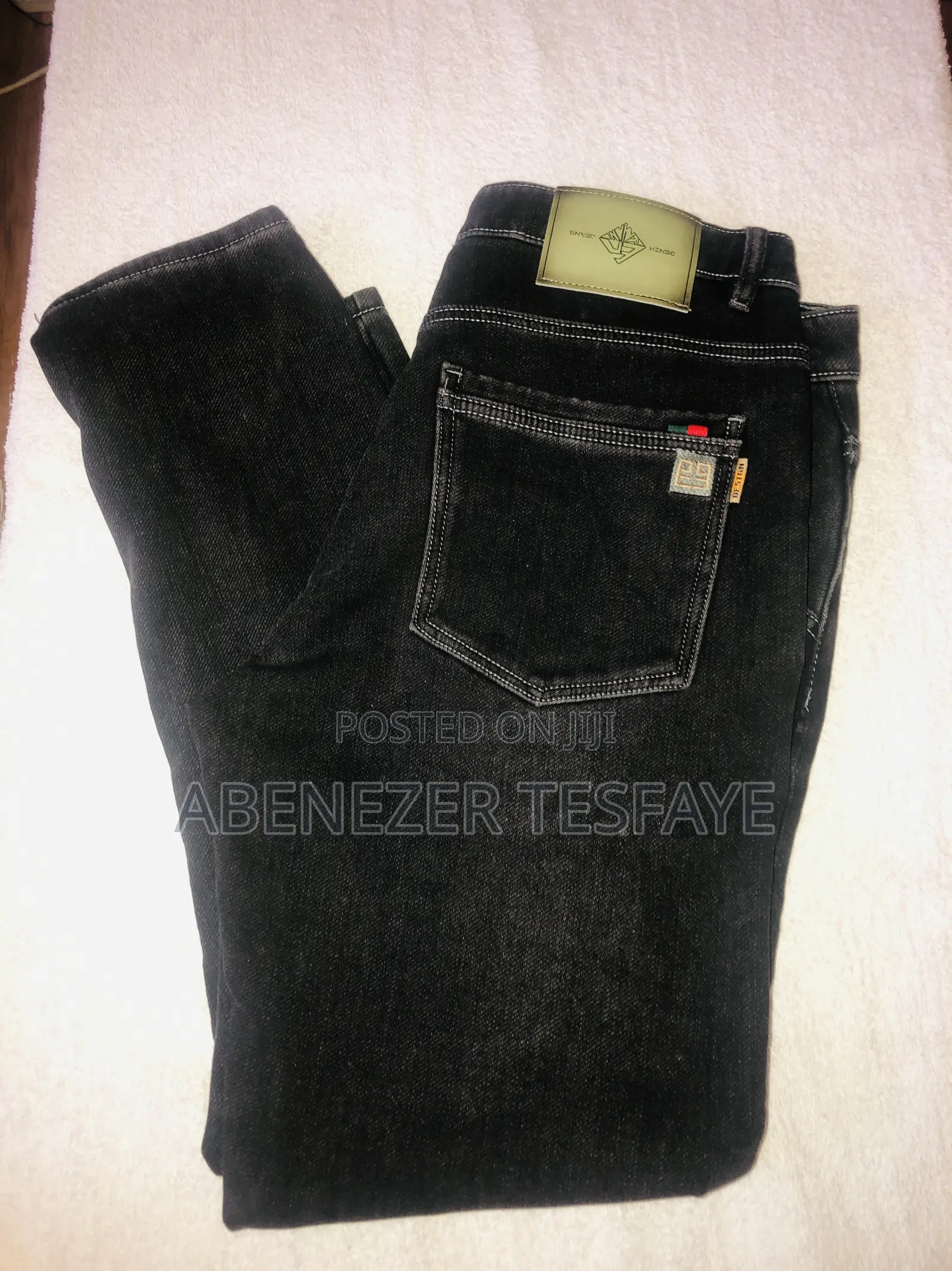 Black Stock Jeans
