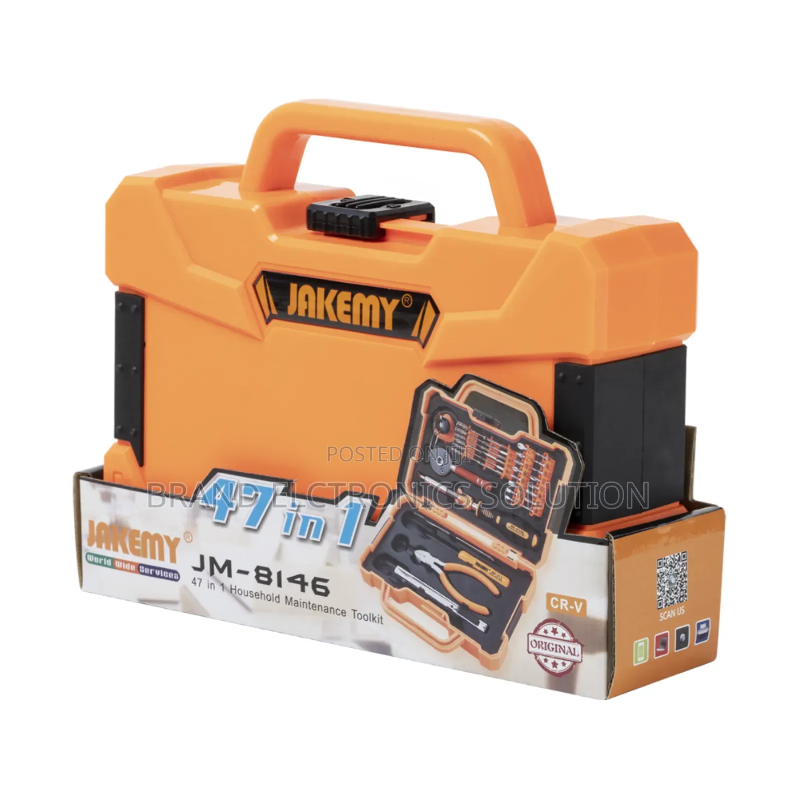 Jakemy 47-in-1 Multifunctional Household Maintenance Tools Kit.