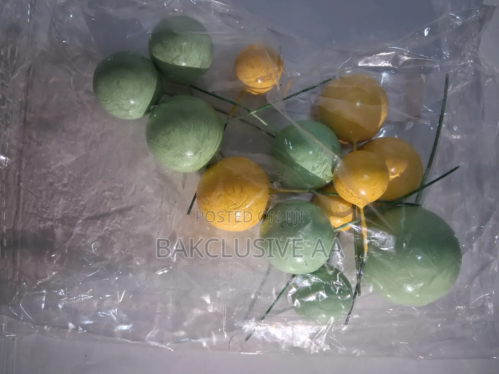 Round Colorfull Circular Cake Toppers