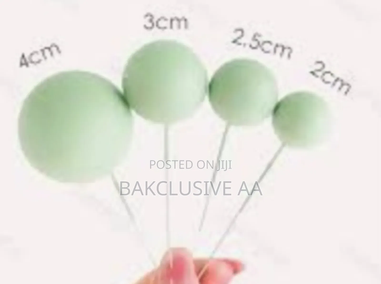 Round Colorfull Circular Cake Toppers