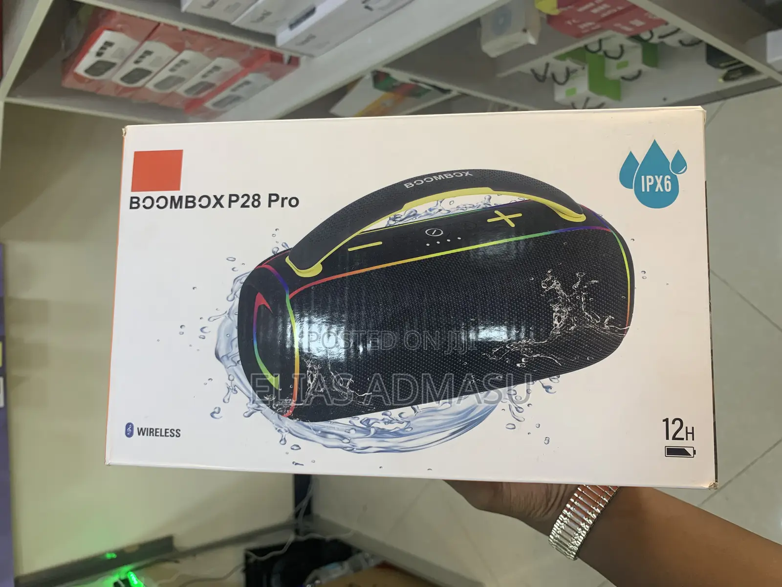 Brand New Boombox P28 Pro - Super Bass Wireless Speaker (Waterproof)