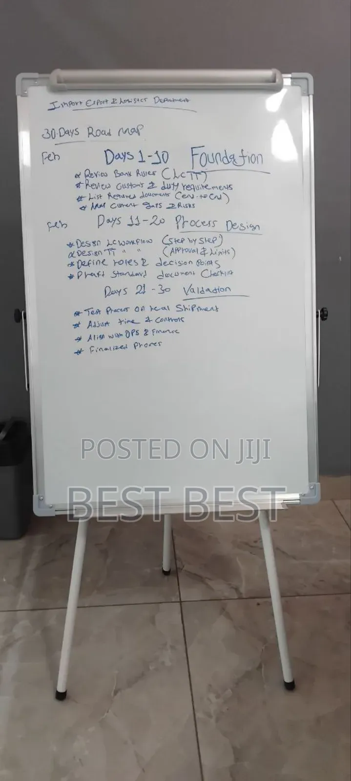 White Board With Stand
