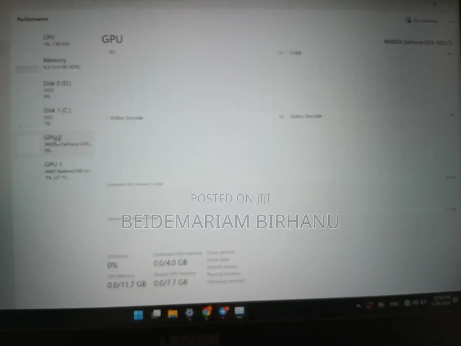 Laptop Lenovo Legion 5 16GB AMD Ryzen 5 SSD 1.5T
