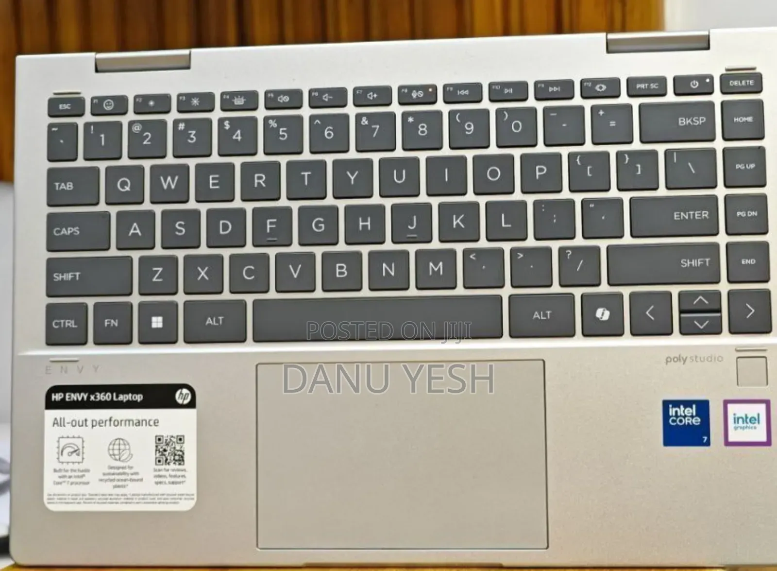 New Laptop HP Envy X360 16GB Intel Core 7 SSD 512GB