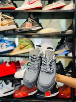 Air Jordan 4 Retro Se Paris Olympic Wet Cement Fashion Sneaker