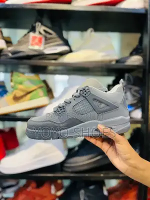 Air Jordan 4 Retro Se Paris Olympic Wet Cement Fashion Sneaker