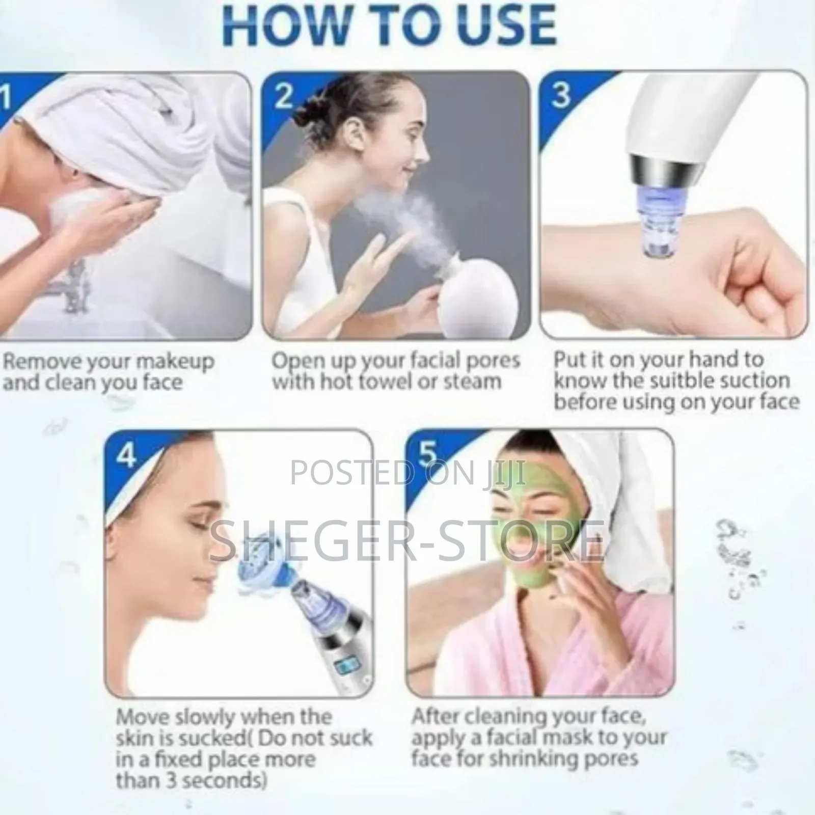 Orginal Facial Vacuum Blackhead Acne Pore Skin Cleaner