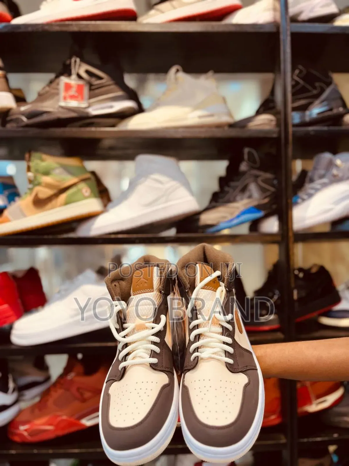 Air Jordan 1 Mid Se Brown Baslate Oatmeal Fashion Mid Boots