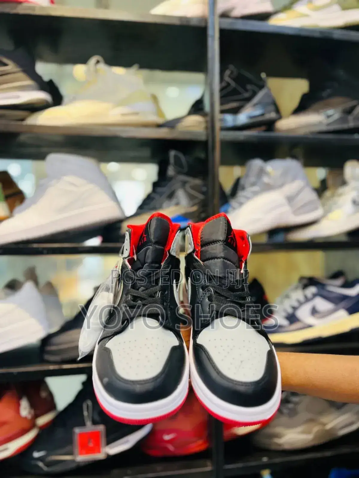 Air Joran 1 Mid Gs Black Cement Grey Fire Red Fashion Shoes
