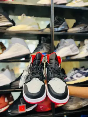 Air Joran 1 Mid Gs Black Cement Grey Fire Red Fashion Shoes