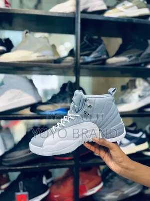Air Jordan 12 Retro Stealth Cool Grey Fashion Sneaker