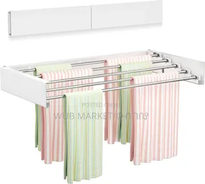 Wall Mounted Foldable Cloth Rack