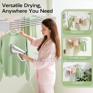 Wall Mounted Foldable Cloth Rack